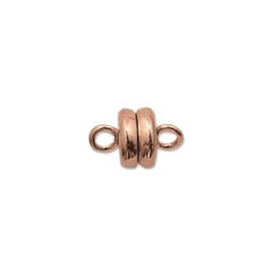 6mm Copper Plated Magnetic Clasp (Mag-Lok) - Goody Beads