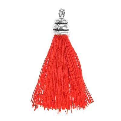 1 Inch Red Tassel - Goody Beads