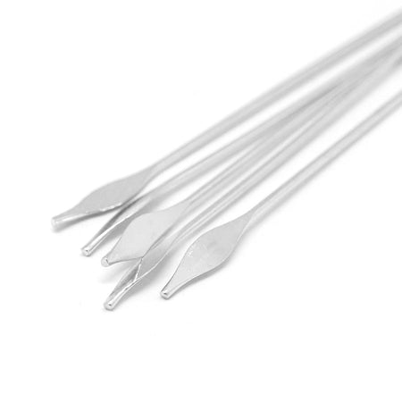 2 Inch Silver Plated Brass Decorative Spear Headpins - Goody Beads