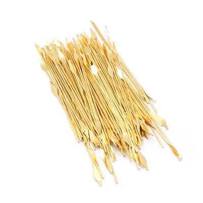 2 Inch Gold Plated Brass Decorative Spear Headpin - Goody Beads