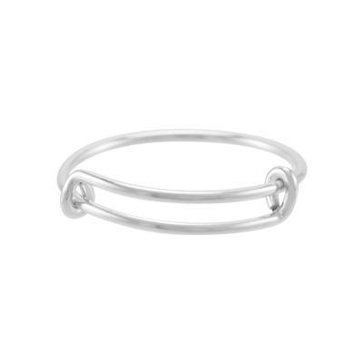 Sterling Silver Adjustable Ring - Size 6-8 - Goody Beads