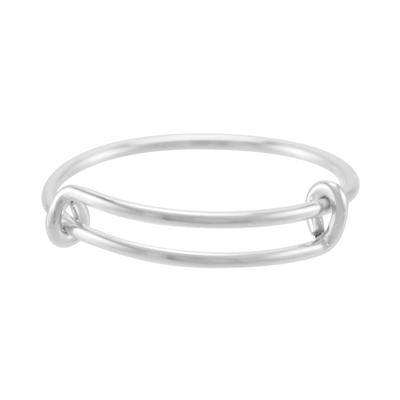 Sterling Silver Adjustable Ring - Size 8-10 - Goody Beads