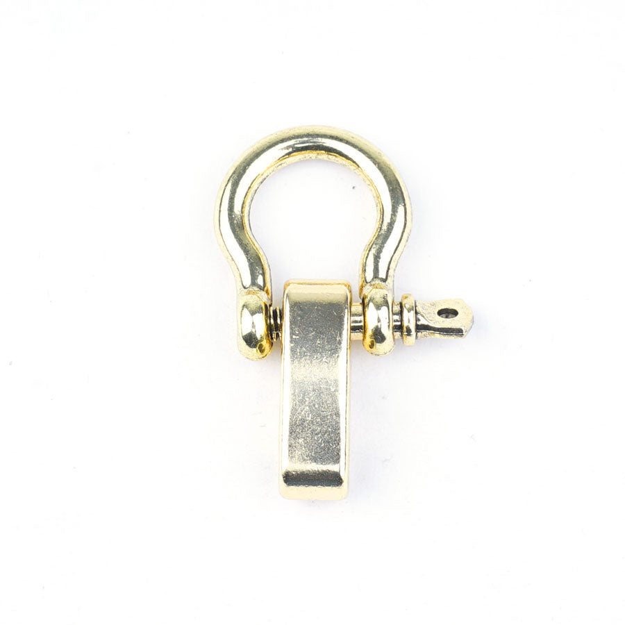32mm Gold Plated Adjustable Anchor Shackle Clasp - Goody Beads