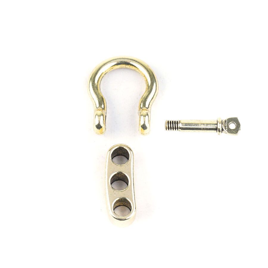 32mm Gold Plated Adjustable Anchor Shackle Clasp - Goody Beads