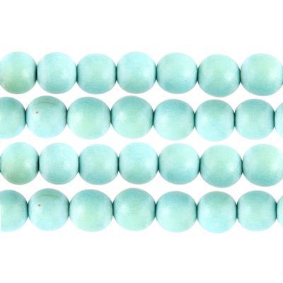 6mm Seafoam Round Wood Beads - Goody Beads