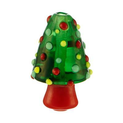 20mm Christmas Tree with Ornaments Glass Lampwork Bead - Goody Beads