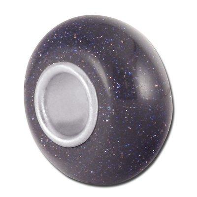 13mm Bluestone Large Hole Bead