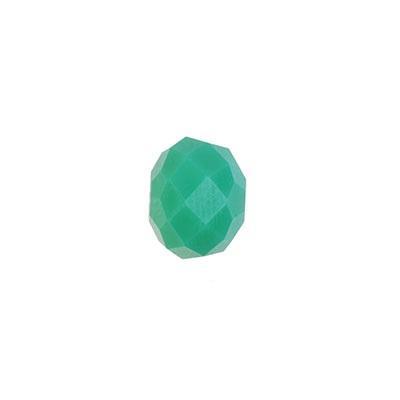 4mm Opaque Green Turquoise Rondelle Chinese Crystal Beads - Goody Beads