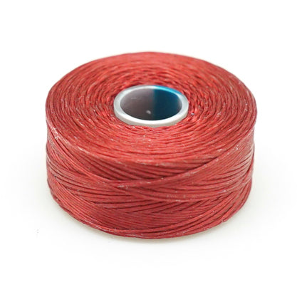 Size AA Scarlet Superlon Beading Thread Bobbin - Goody Beads