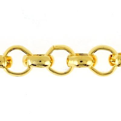 5mm Gold Plated Rollo Chain - Goody Beads