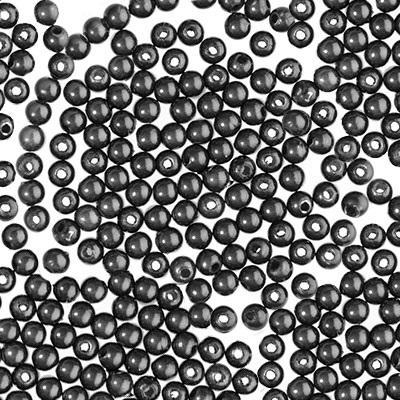 4mm Black Miracle Bead - Goody Beads