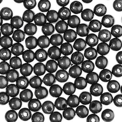 6mm Black Miracle Bead - Goody Beads