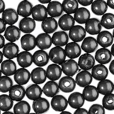 8mm Black Miracle Bead - Goody Beads