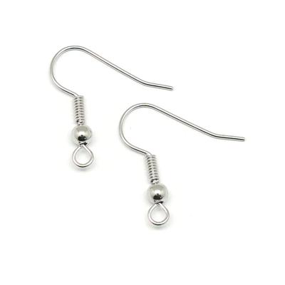 Silver Base Metal French Wire Earrings - Goody Beads