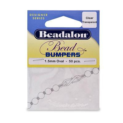 1.5mm Clear Rondelle Bead Bumpers from Beadalon - Goody Beads