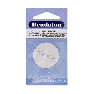 2mm Clear Rondelle Bead Bumpers from Beadalon - Goody Beads