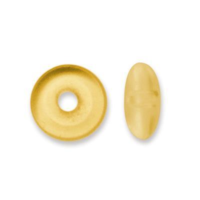 2mm Satin Gold Rondelle Bead Bumpers from Beadalon - Goody Beads