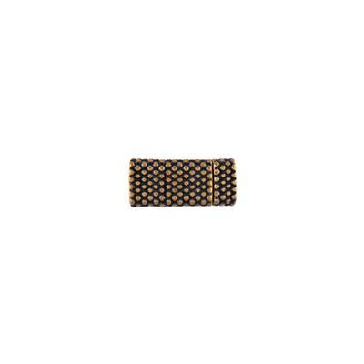 5mm Antique Brass Dot Magnetic Clasp for Flat Leather