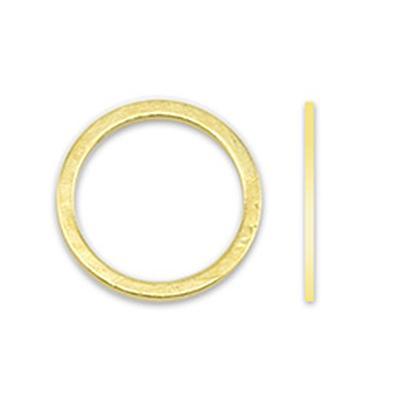 25mm Gold Color Round Solid Quick Links Rings from Beadalon - Goody Beads