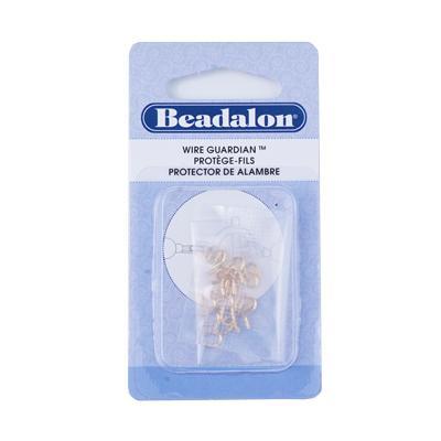Gold Plated Wire Guardian - 0.58mm Inside Dimension from Beadalon - Goody Beads