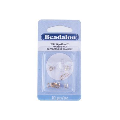Gold Plated Wire Guardian - 0.69mm Inside Dimension from Beadalon - Goody Beads