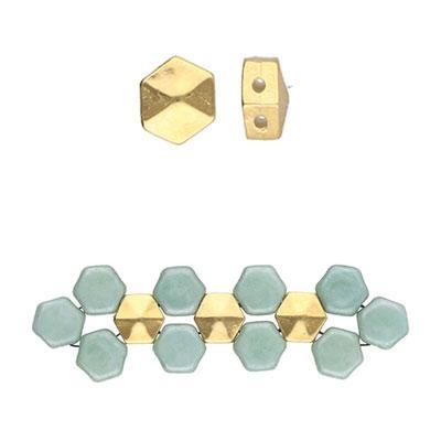 Cymbal Galini 24k Gold Plated Bead Substitute for Honeycomb Beads - Goody Beads