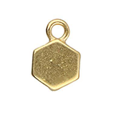 Cymbal Maragas 24k Gold Plated Bead Ending for Honeycomb Beads - Goody Beads