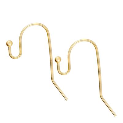 Satin Hamilton Gold French Earwire Earrings - Goody Beads