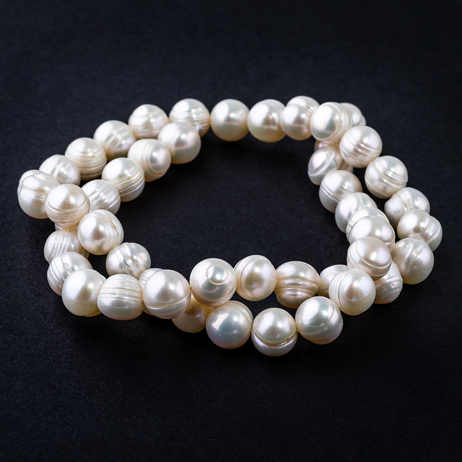 Potato Freshwater 8.5-9mm White Pearl Strand