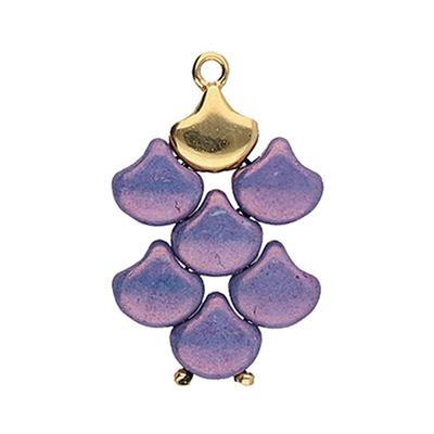 Cymbal Karavos Rose Gold Plated Bead Endings for Ginko Beads - Goody Beads