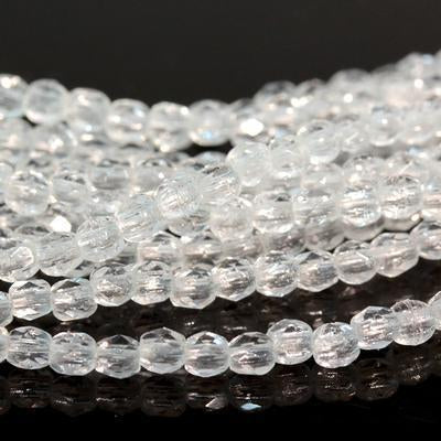 2mm Crystal Czech Glass Fire Polish Beads - Goody Beads