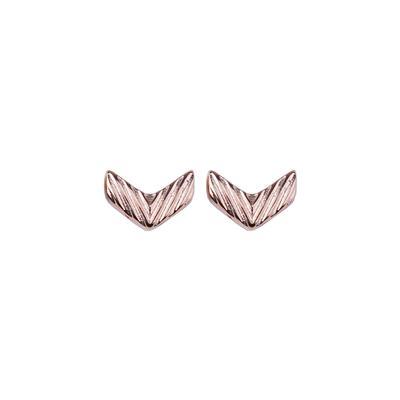 Cymbal Avessalos Rose Gold Plated Bead Substitute for Chevron Duo Beads - Goody Beads