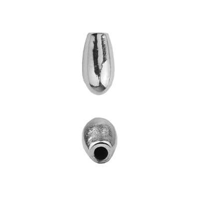 Silver Plated Cord End for 2mm Round Cords - Goody Beads