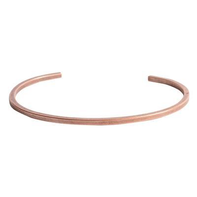 Copper Plated Thin Square Flat Cuff Bracelet by Nunn Design - Goody Beads