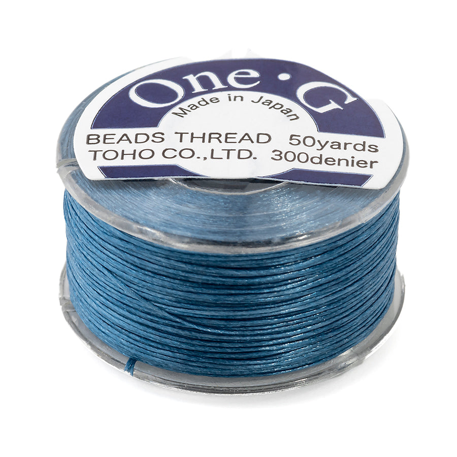 TOHO One-G Nylon Thread Blue - 50 Yard Spool