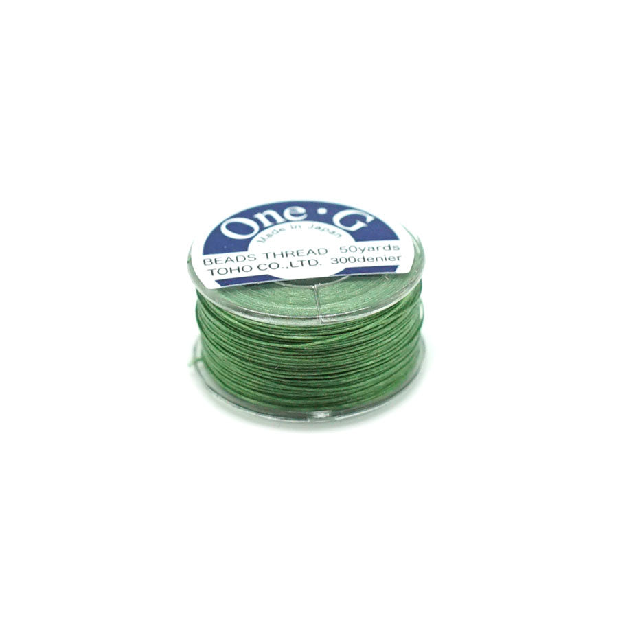 Green TOHO One-G Nylon Thread - 50 Yard Spool - Goody Beads