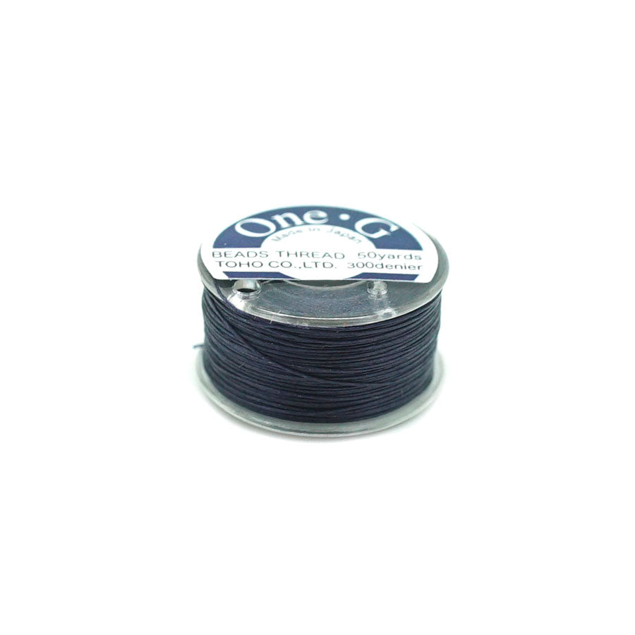 Navy TOHO One-G Nylon Thread - 50 Yard Spool - Goody Beads