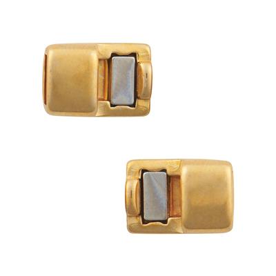 5mm Gold Rounded Magnetic Clasp for Flat Leather - Goody Beads