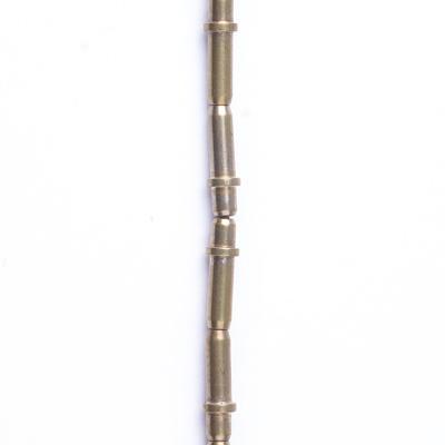 10mm Long Tube Brass Beads - Goody Beads