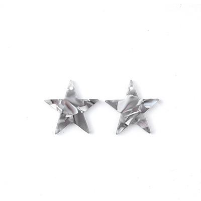 20mm Grey Acetate Star Charm - Goody Beads