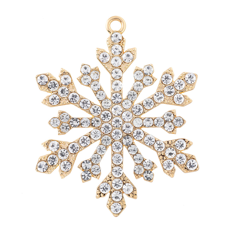 73mm Crystal Snowflake Statement Pendant - Goody Beads