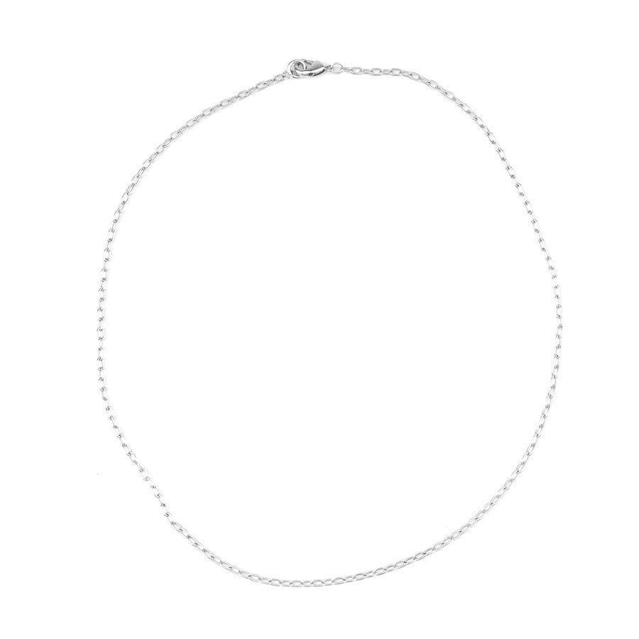 18 Inch Antique .999 Plated Silver Small Fine Cable Chain Necklace by Nunn Designs - Goody Beads