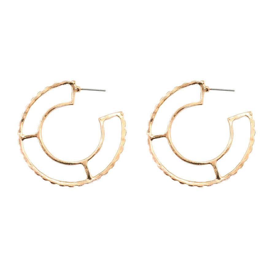 46mm Gold Plated Hoop Earring for Wrapping - Goody Beads