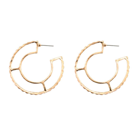 46mm Gold Plated Hoop Earring for Wrapping - Goody Beads