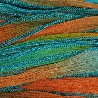 Sante Fe Summer Hand Dyed Silk Ribbon