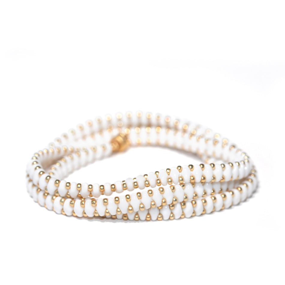 Kiki Wrap Bracelet Kit - Summer White - Goody Beads