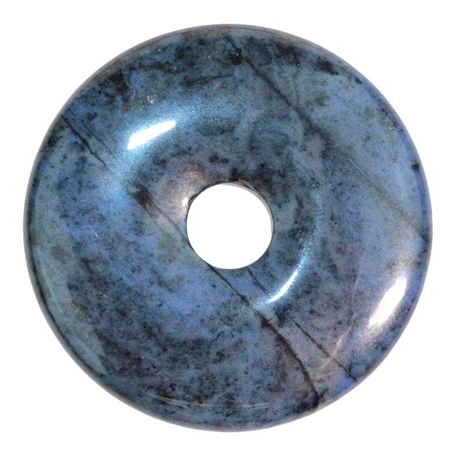 Sunset Dumortierite 40mm Donut Pendant - Goody Beads